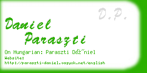 daniel paraszti business card